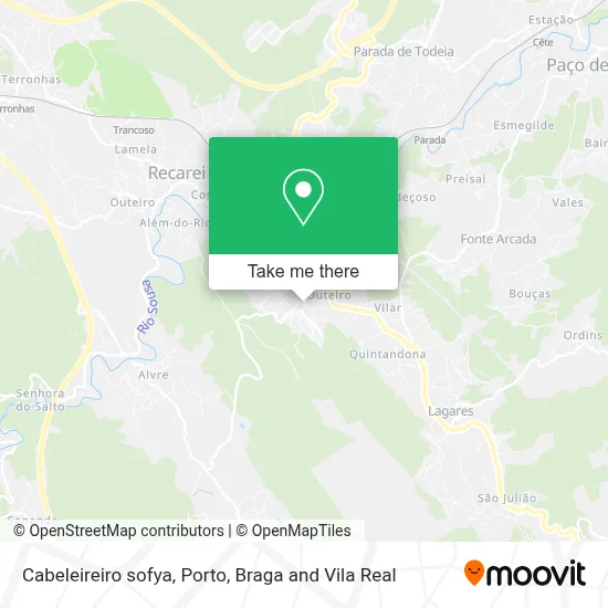 Cabeleireiro sofya map