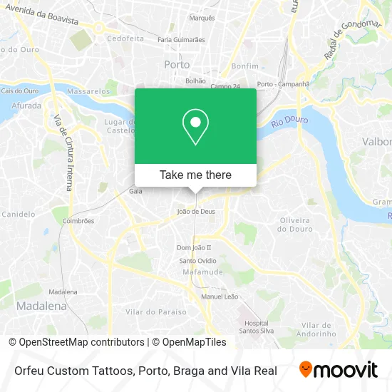 Orfeu Custom Tattoos map