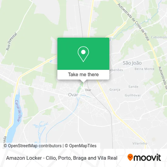 Amazon Locker - Cilio map