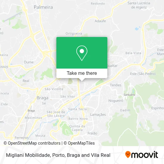 Migliani Mobilidade map
