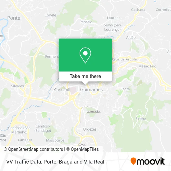 VV Traffic Data map