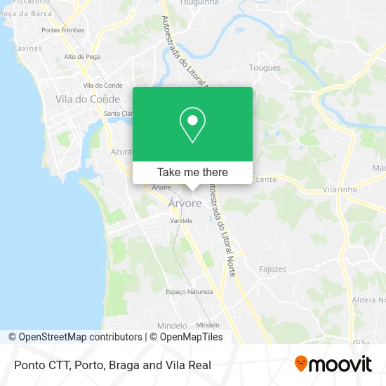 Ponto CTT map