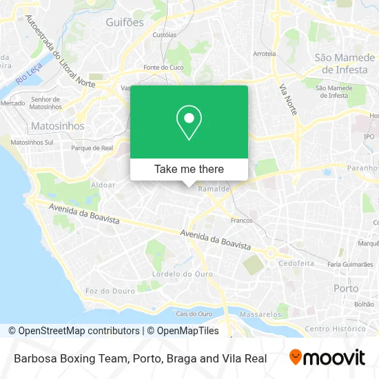 Barbosa Boxing Team map