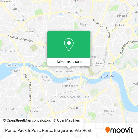Ponto Pack InPost map