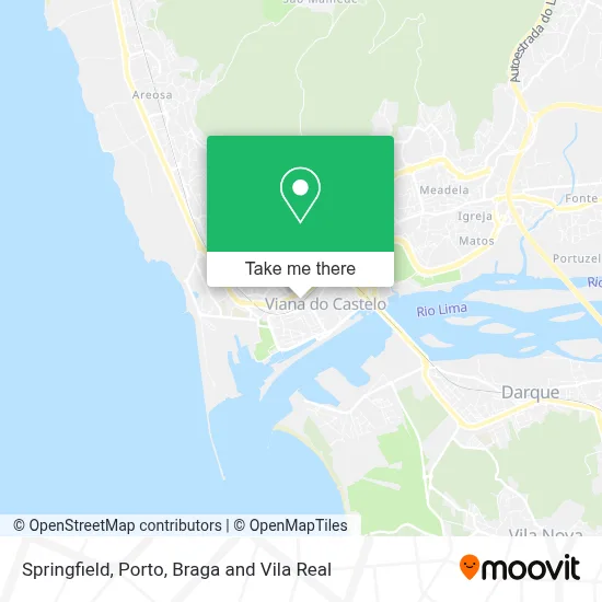 Springfield mapa