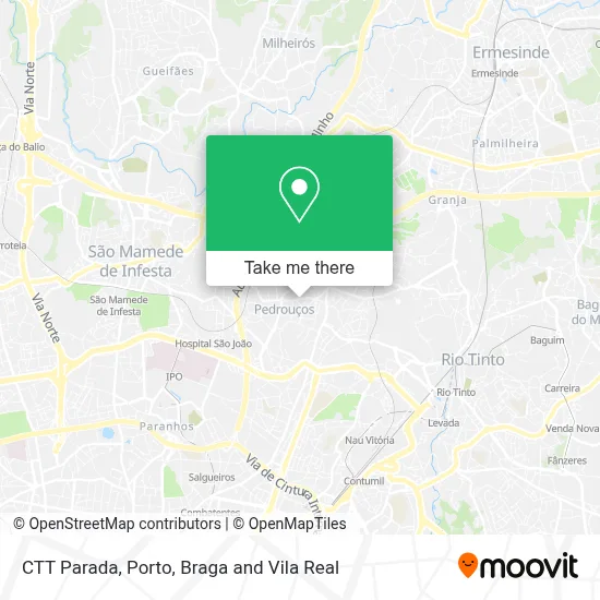 CTT Parada map