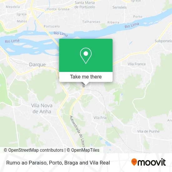 Rumo ao Paraiso map