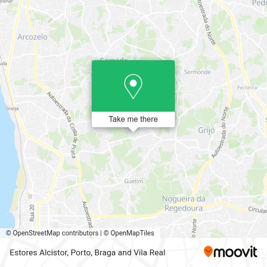 Estores Alcistor map