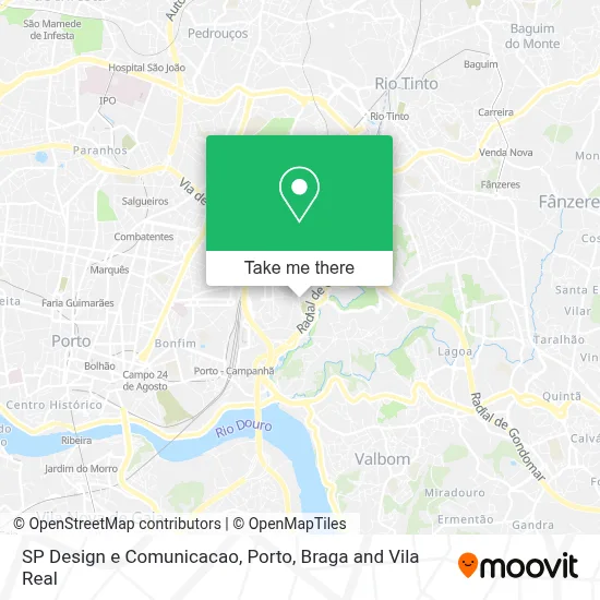 SP Design e Comunicacao map
