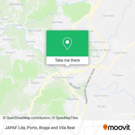 JAPAF Lda map