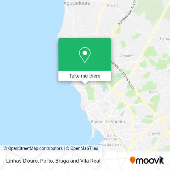 Linhas D'ouro map