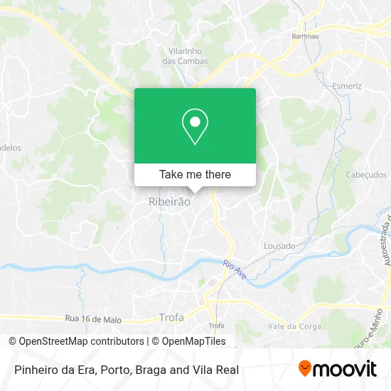 Pinheiro da Era map