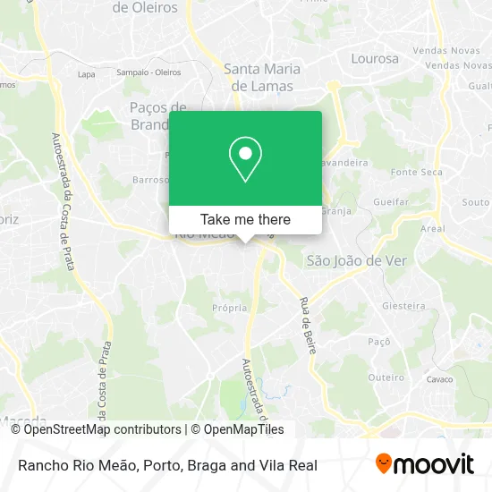 Rancho Rio Meão map