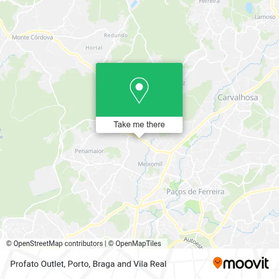 Profato Outlet map