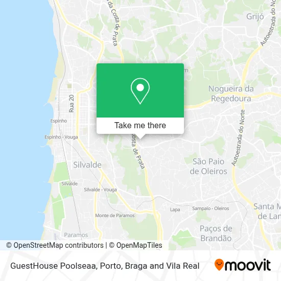 GuestHouse Poolseaa map