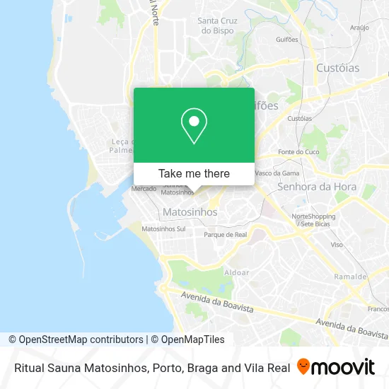 Ritual Sauna Matosinhos map