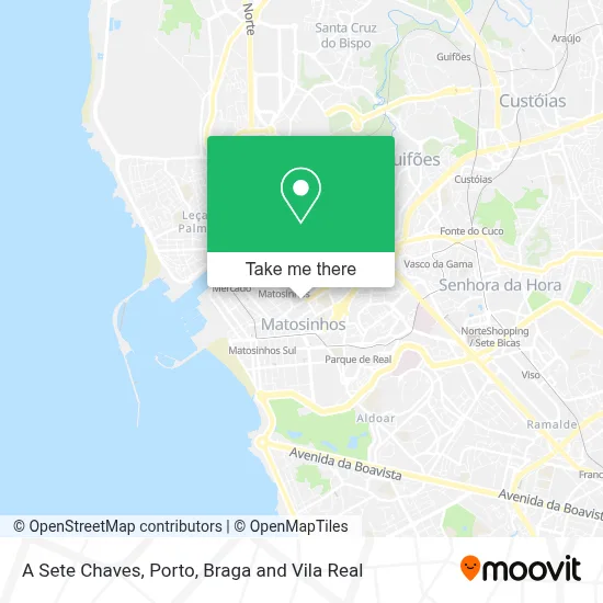 A Sete Chaves map