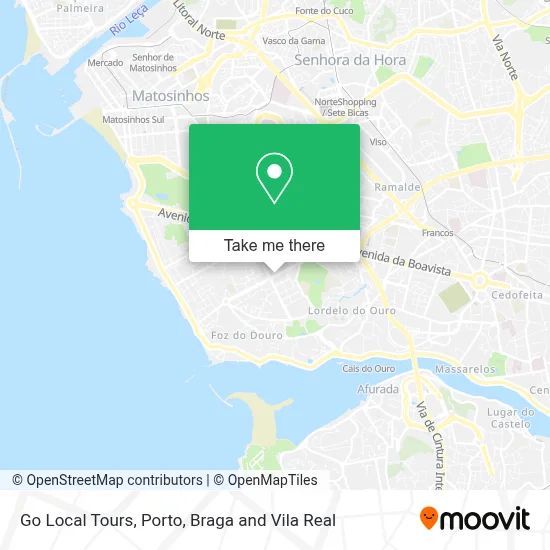 Go Local Tours map