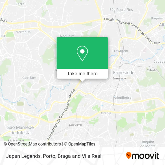 Japan Legends map