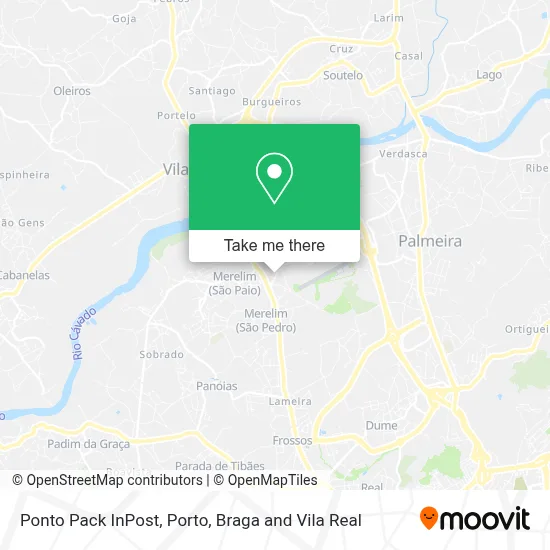 Ponto Pack InPost map