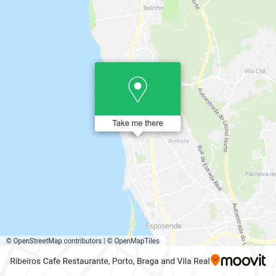 Ribeiros Cafe Restaurante map