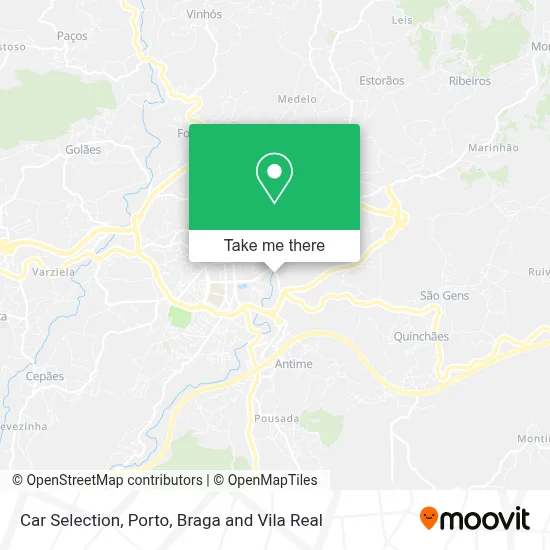 Car Selection map