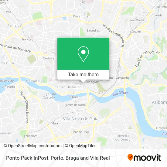 Ponto Pack InPost map