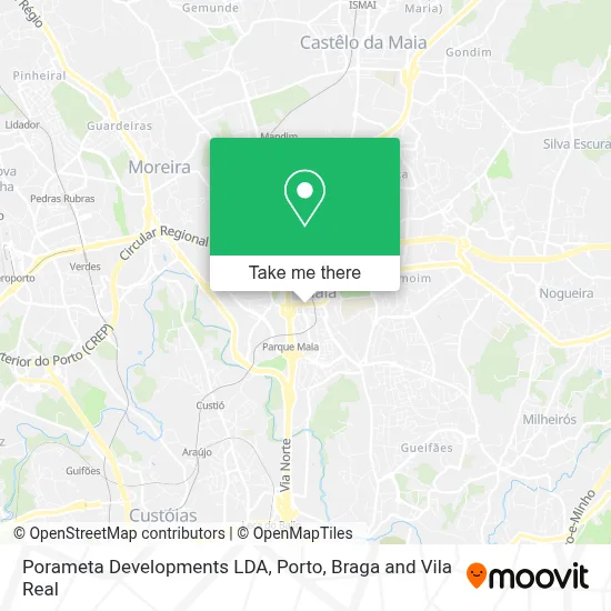 Porameta Developments LDA map
