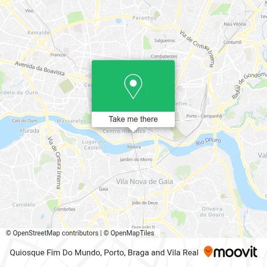 Quiosque Fim Do Mundo map