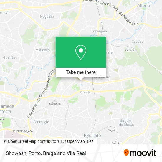 Showash map