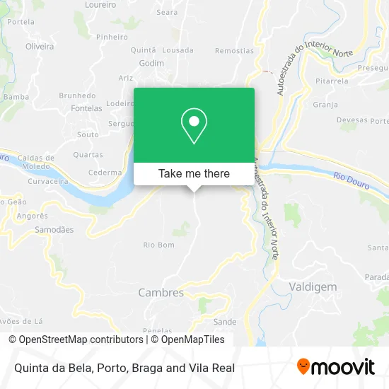 Quinta da Bela map