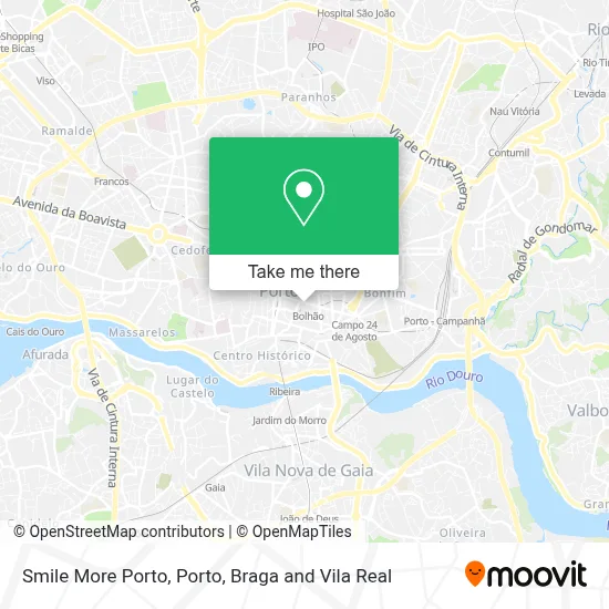 Smile More Porto map