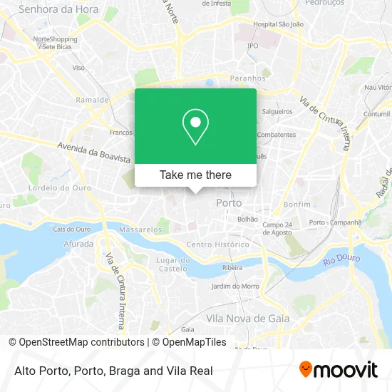 Alto Porto map