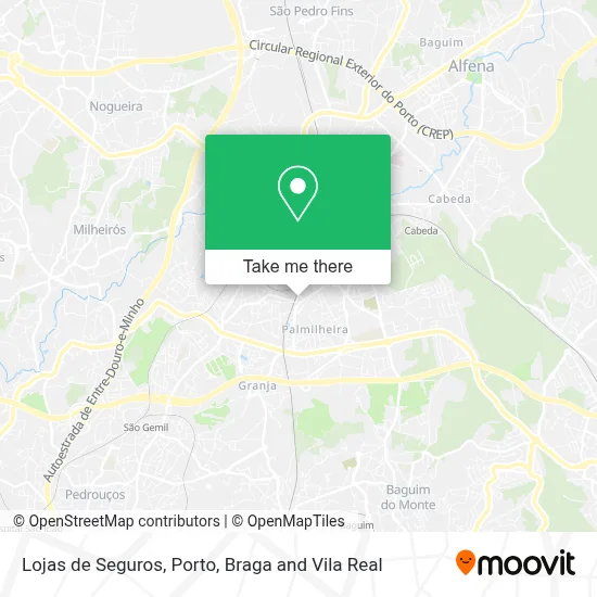 Lojas de Seguros map