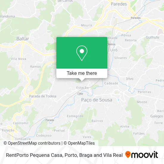 RentPorto Pequena Casa map