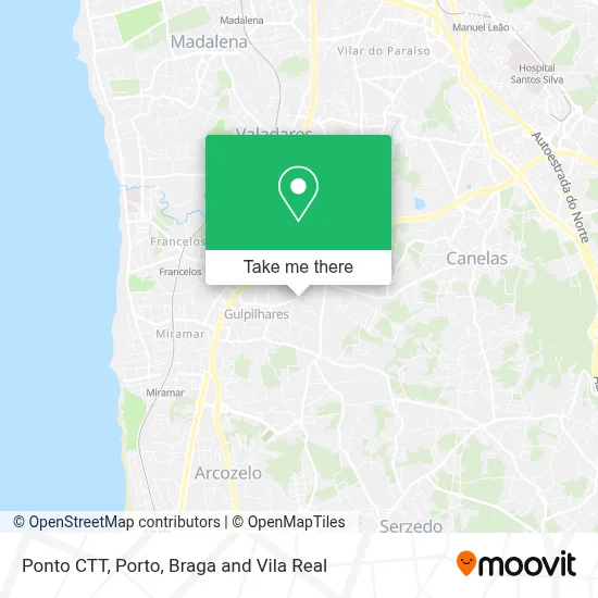 Ponto CTT map