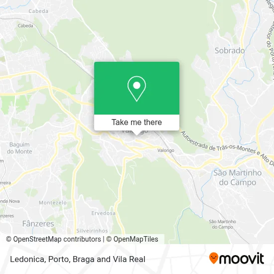 Ledonica map