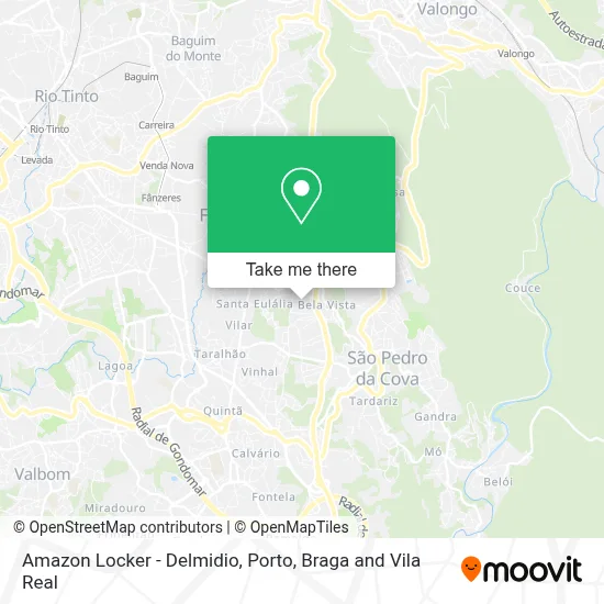 Amazon Locker - Delmidio map
