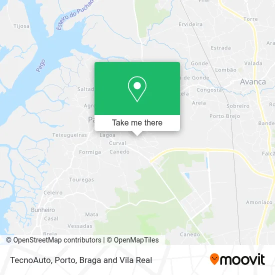 TecnoAuto map