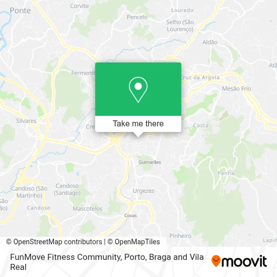 FunMove Fitness Community map