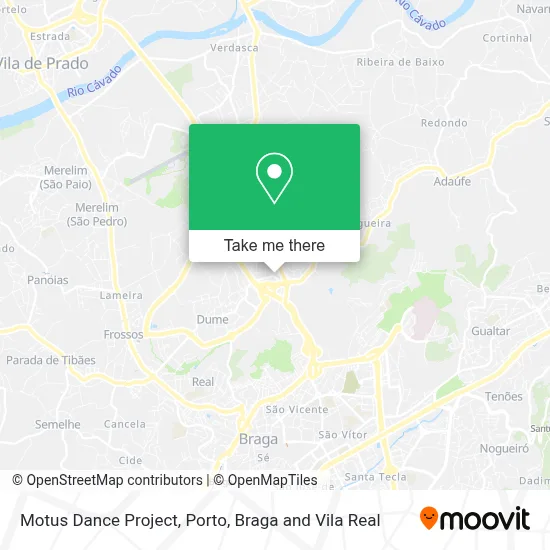 Motus Dance Project map