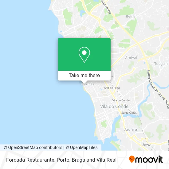Forcada Restaurante map