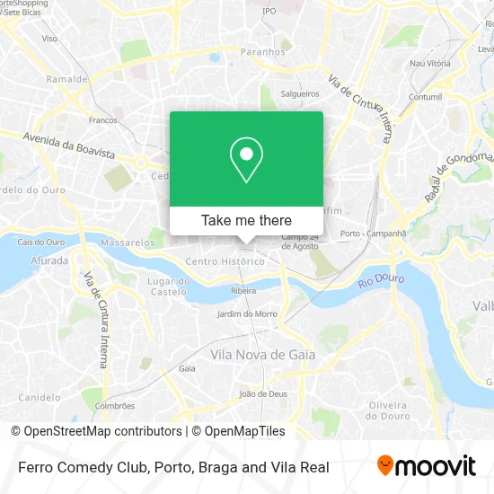 Ferro Comedy Club map