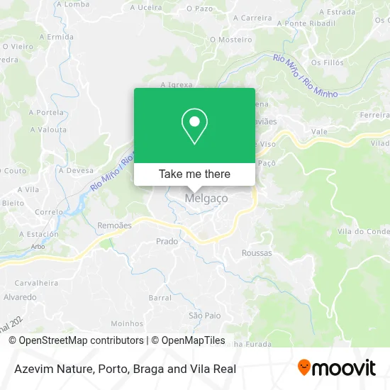 Azevim Nature map