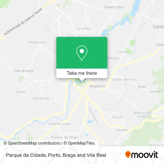 Parque da Cidade map