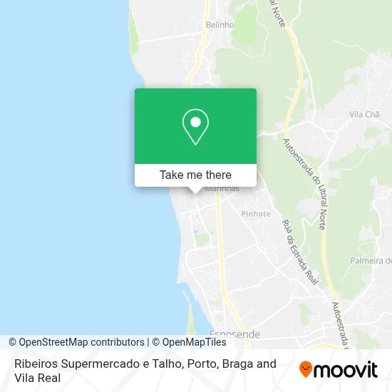 Ribeiros Supermercado e Talho map
