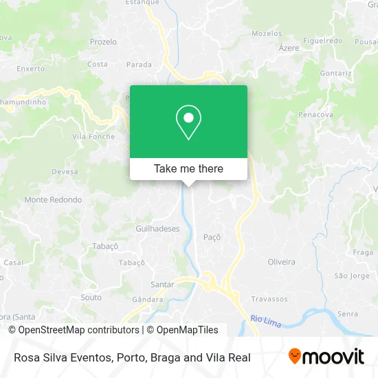 Rosa Silva Eventos mapa