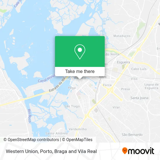 Western Union map