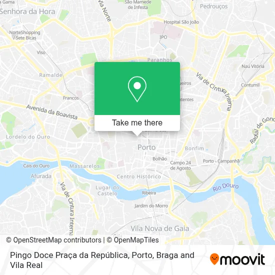 Pingo Doce Praça da República map