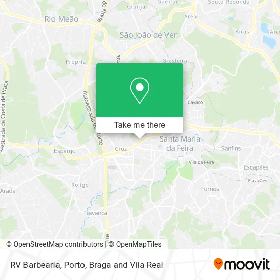 RV Barbearia mapa